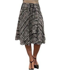 Club Monaco 100% silk tie waist a-line midi skirt size 4 excellent condition